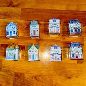Lenox Spice Village (vintage 1989) Set of 8